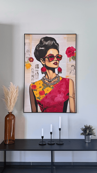 Glamour Vintage – Impressione artistica su tela
