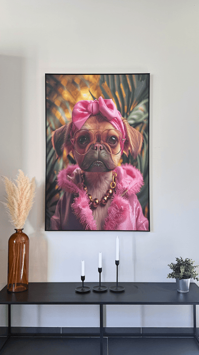 Diva Canine – Impression artistique sur toile