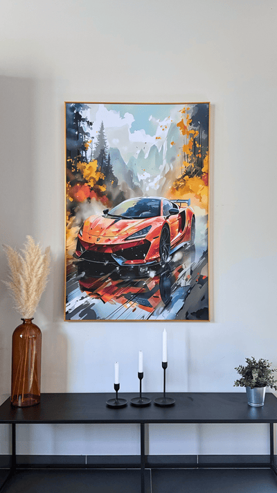 Vision Alpine – Impressione artistica su tela