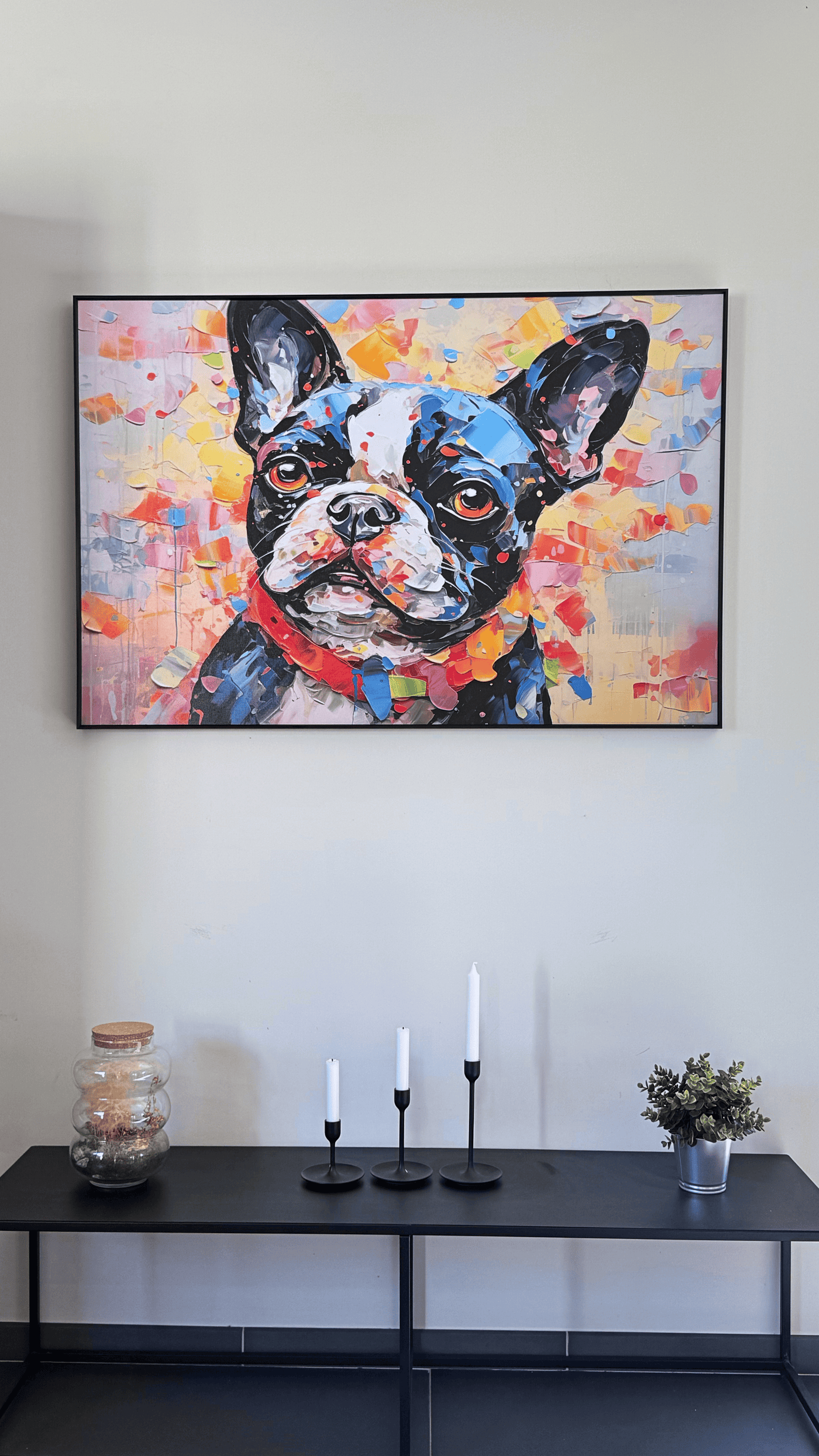 Texture Canine – Impression artistique sur toile