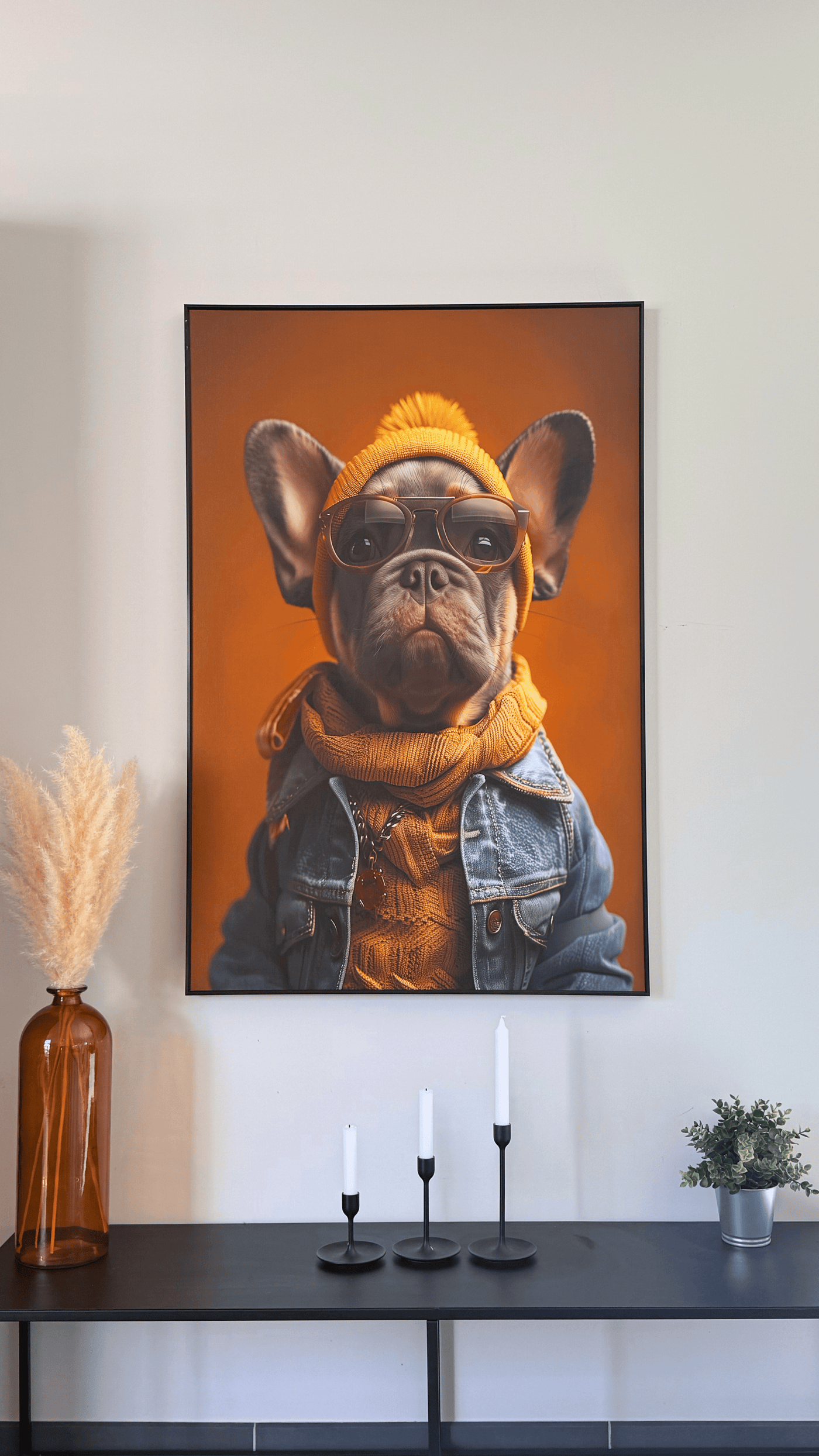 L'Hipster – Impressione artistica su tela