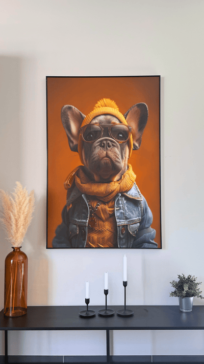 L'Hipster – Impressione artistica su tela